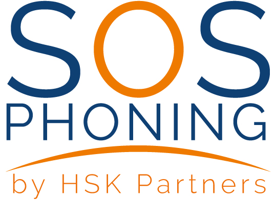 Logo du site SOS Phoning, membre du groupe HSK Partners